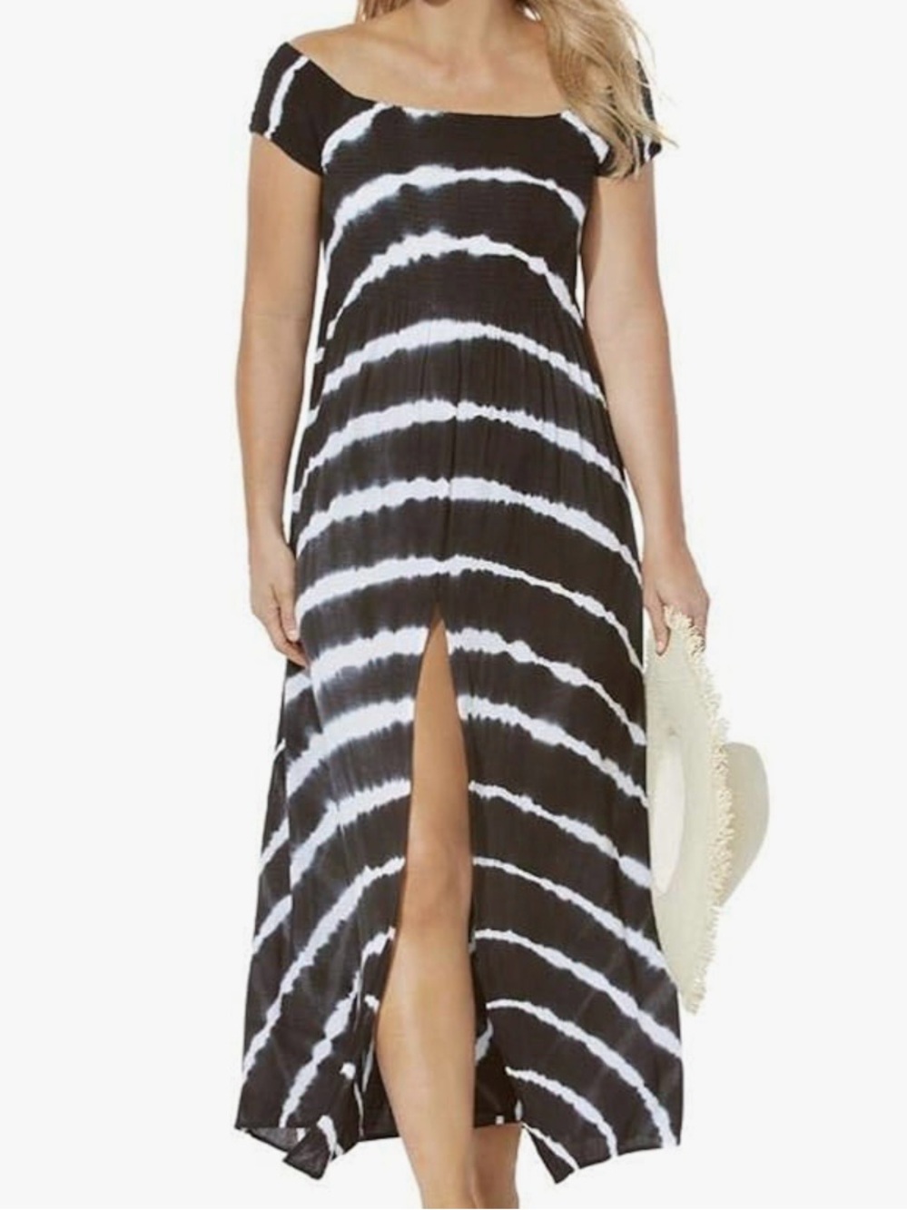 Swimsuits For All Tie Dye Maxi Dress Coverup